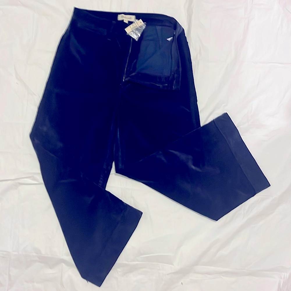 Madewell velvet stunning wide legs  woman pants.🆕